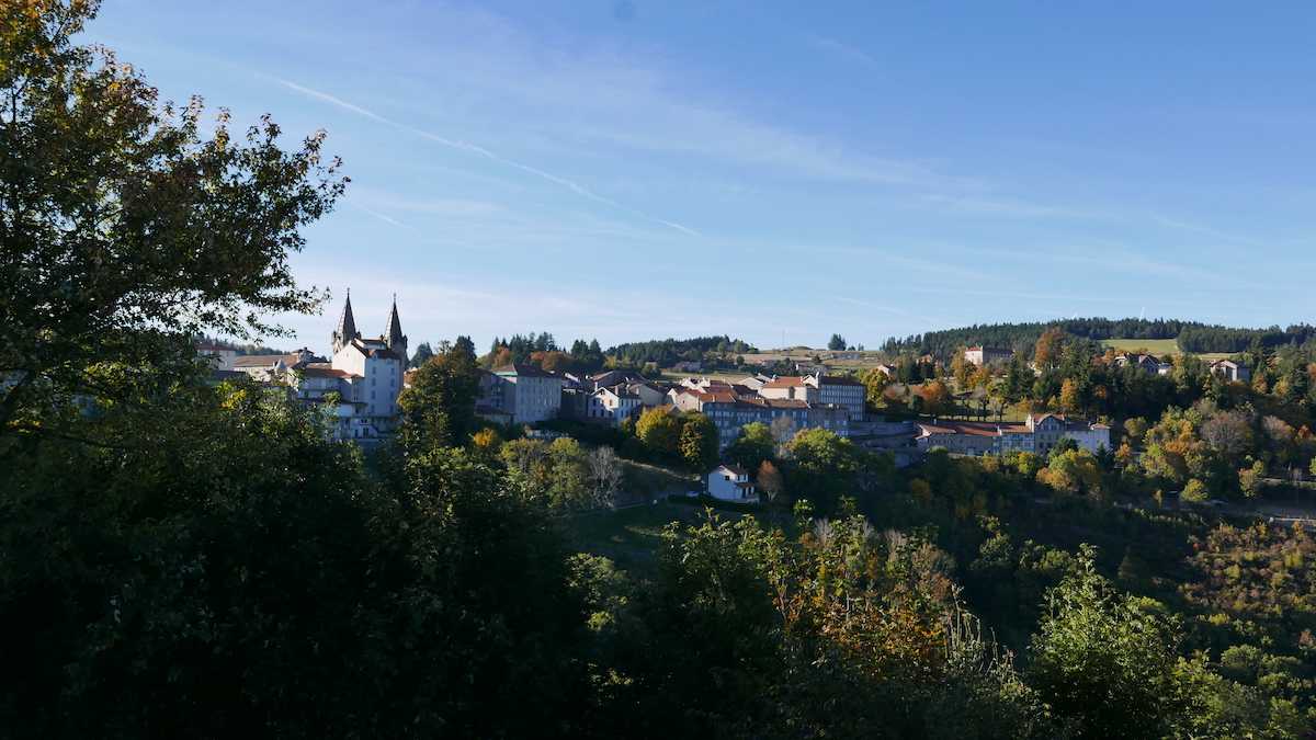 Le village de Lalouvesc.